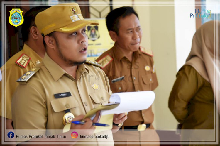 Wakil Bupati Tanjab Timur Sidak di Enam OPD
