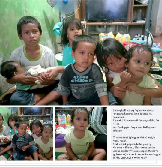 Sedihnya! Enam Bocah Malang Ini Harus Kehilangan Ayah Saat Persiapkan Penguburan Sang Ibu