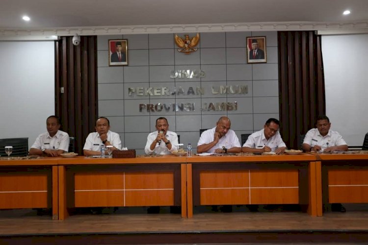 Kadis PU Fauzi Pimpin Rapat PU Provinsi Jambi