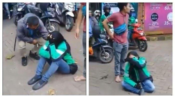 Viral! Driver Ojol Menangis Histeris di Depan Restoran, Begini Kisahnya...