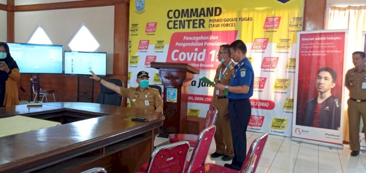 Tinjau Ruang Comand Centre Covid-19, Fasha: Ini Kayak Pasar